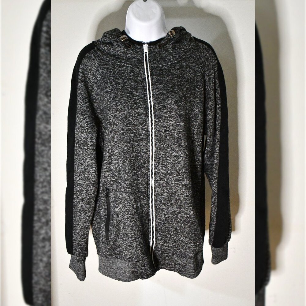 Men's Grey Speckled Hoodie